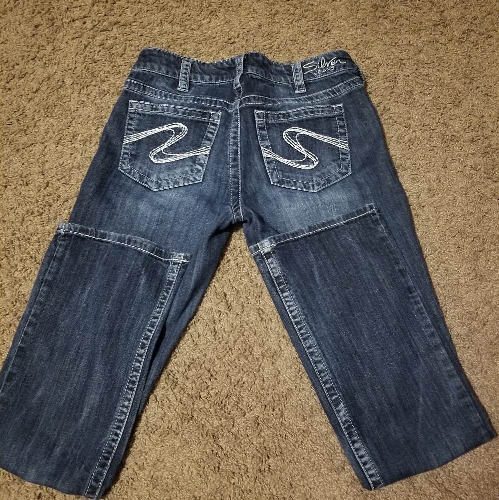 Silver jeans